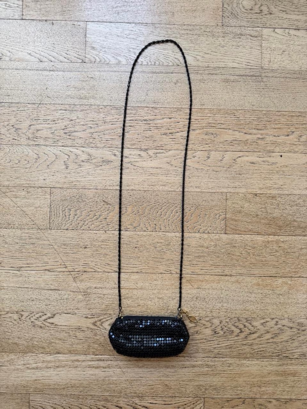 Y2K Black Metal Mesh Mini Shoulder Bag